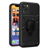 Pokrowiec etui pancerne Ring Lens Case czarne SAMSUNG Galaxy A52s 5G