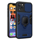 Pokrowiec etui pancerne Ring Lens Case granatowe SAMSUNG Galaxy A52s 5G