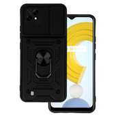 etui na ty� etui pancerne Slide Camera Armor Case czarne do Realme C11