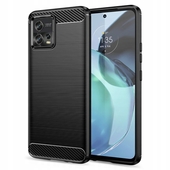 etui pancerne etui Tech-Protect TPU Carbon czarne do MOTOROLA Moto G72