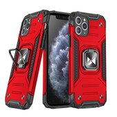 Pokrowiec etui pancerne Wozinsky Ring Armor czerwone do APPLE iPhone 11 Pro Max