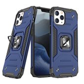Pokrowiec etui pancerne Wozinsky Ring Armor granatowe do APPLE iPhone 12 Pro