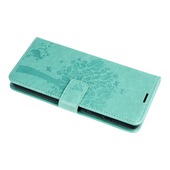Pokrowiec etui portfelowe Mezzo z wytłoczeniem Drzewo zielone SAMSUNG Galaxy A32 5G / 3