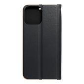 Pokrowiec etui Portfelowe z ramk� Vennus Book czarne do APPLE iPhone 14 Pro Max