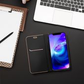 Pokrowiec etui Portfelowe z ramką Vennus Book czarne Xiaomi Redmi 12C / 7