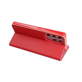 Pokrowiec etui Portfelowe z ramką Vennus Book czerwone SAMSUNG Galaxy S22 / 2