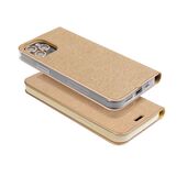 Pokrowiec etui Portfelowe z ramką Vennus Book złote APPLE iPhone 16 Pro Max / 5
