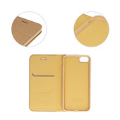 Pokrowiec etui Portfelowe z ramką Vennus Book złote SAMSUNG Galaxy A52s 5G / 4