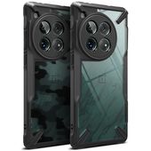 Pokrowiec etui Ringke Fusion X Camo czarne OnePlus 12 / 4