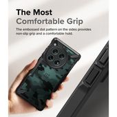 Pokrowiec etui Ringke Fusion X Camo czarne OnePlus 12 / 9