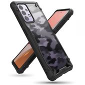 Pokrowiec etui Ringke Fusion X Camo czarne do SAMSUNG Galaxy A72