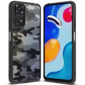 Pokrowiec etui Ringke Fusion X Camo czarne do Xiaomi Redmi Note 11