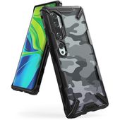 Pokrowiec Etui Ringke Fusion X Camo Czarne do Xiaomi Mi Note 10