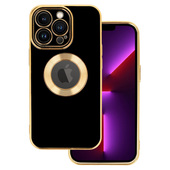 Pokrowiec etui silikonowe Beauty Case czarne do APPLE iPhone 15 Pro Max
