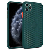 Pokrowiec etui silikonowe Breath Case zielone do APPLE iPhone 12 Pro Max