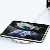 Pokrowiec etui silikonowe Clear 3w1 czarne SAMSUNG Galaxy Z Fold 4 / 5