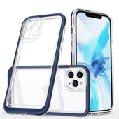 etui prze�roczyste etui silikonowe Clear 3w1 niebieskie do APPLE iPhone 11 Pro Max