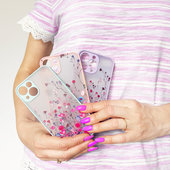 Pokrowiec etui silikonowe Design Case Kwiaty miętowe APPLE iPhone 13 Pro Max / 6