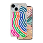 Pokrowiec Etui silikonowe DIY Snake be�owe do APPLE iPhone 11