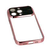 Pokrowiec etui silikonowe Electro Lens Case jasnoróżowe SAMSUNG Galaxy A05 / 7