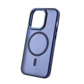 Pokrowiec etui silikonowe Frozen Mag granatowe APPLE iPhone 16 Pro Max / 2