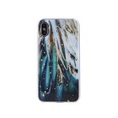 Pokrowiec etui silikonowe Gold Glam Pióra SAMSUNG Galaxy A52s 5G / 2