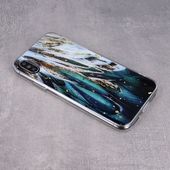 Pokrowiec etui silikonowe Gold Glam Pióra SAMSUNG Galaxy A52s 5G / 3