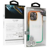 etui prze�roczyste etui silikonowe IDEAR Case Ombre W15 pomara�czowo-mi�towe do APPLE iPhone 14 Plus