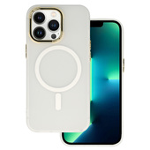 Pokrowiec etui silikonowe Magnetic Frosted Case biae do APPLE iPhone 14 Pro Max