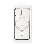 Pokrowiec etui silikonowe Magnetic Frosted Case czarne APPLE iPhone 11 Pro Max / 6