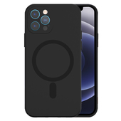 Pokrowiec etui silikonowe MagSilicone czarne APPLE iPhone 15 Pro Max