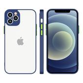 Pokrowiec etui silikonowe Milky Case granatowe do APPLE iPhone 12