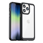 Pokrowiec etui silikonowe pancerne Outer Space Case czarne APPLE iPhone 14 Pro Max