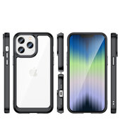 Pokrowiec etui silikonowe pancerne Outer Space Case czarne APPLE iPhone 14 Pro Max / 2