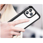 Pokrowiec etui silikonowe pancerne Outer Space Case czarne APPLE iPhone 14 Pro Max / 5