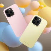 Pokrowiec etui silikonowe Roar Cloud Skin jasnożółte APPLE iPhone 15 Plus / 7