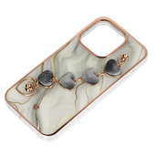 Pokrowiec etui silikonowe Trend Case wzór 1 białe SAMSUNG Galaxy A20e / 5