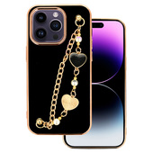 Pokrowiec etui silikonowe Trend Case wzr 3 czarne do APPLE iPhone 13 Pro