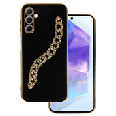 etui ze wzorem etui silikonowe Trend Case wz�r 4 czarne do SAMSUNG Galaxy A55 5G