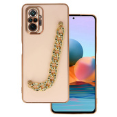 Pokrowiec etui silikonowe Trend Case wzr 4 jasnorowe do Xiaomi Redmi Note 10 Pro Max