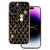 Pokrowiec etui silikonowe Trend Case wzr 5 czarne do APPLE iPhone 13 Pro