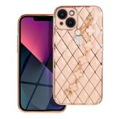Pokrowiec etui silikonowe z łańcuszkiem Glamour różowe APPLE iPhone 13