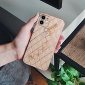 Pokrowiec etui silikonowe z łańcuszkiem Glamour różowe APPLE iPhone 13 / 6