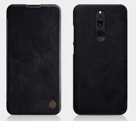 Pokrowiec etui skrzane NILLKIN Qin czarne do Xiaomi Redmi 8