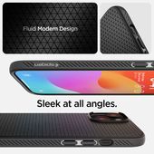 Pokrowiec etui Spigen Liquid AIR Armor czarne APPLE iPhone 15 / 11
