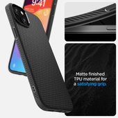 Pokrowiec etui Spigen Liquid AIR Armor czarne APPLE iPhone 15 / 12