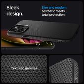 Pokrowiec etui Spigen Liquid AIR Armor czarne APPLE iPhone 15 Pro / 11