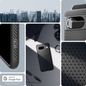 Pokrowiec etui Spigen Liquid AIR Armor czarne Google Pixel 8 / 12