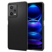 Pokrowiec etui Spigen Liquid AIR Armor czarne do Xiaomi Poco X5 Pro 5G