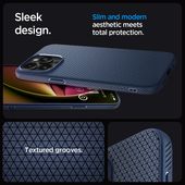 Pokrowiec etui Spigen Liquid AIR Armor granatowe APPLE iPhone 15 Pro / 11